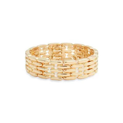 Nordstrom Fancy Link Stretch Bracelet in Gold at Nordstrom | Nordstrom