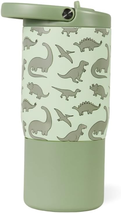 HydroJug Sport 14 oz For Kids 4+ Water Bottle with Straw, Dinosaur | Amazon (US)