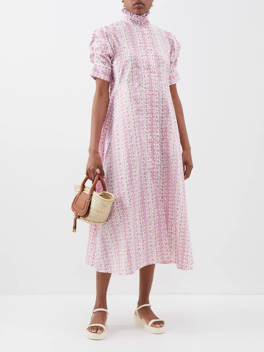 Venetia floral-print cotton dress | Thierry Colson | Matches (US)