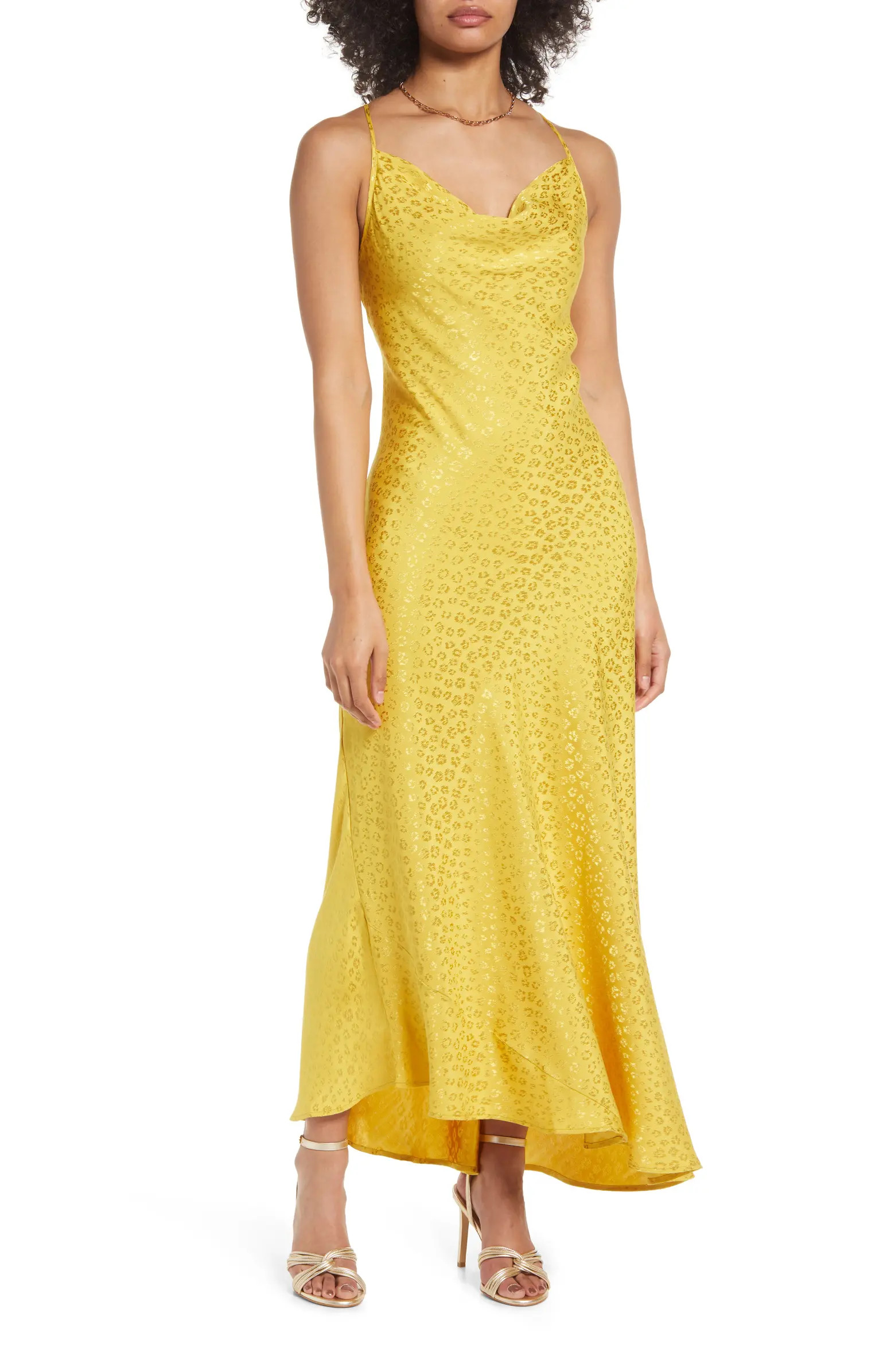 Satin Midi Dress | Nordstrom