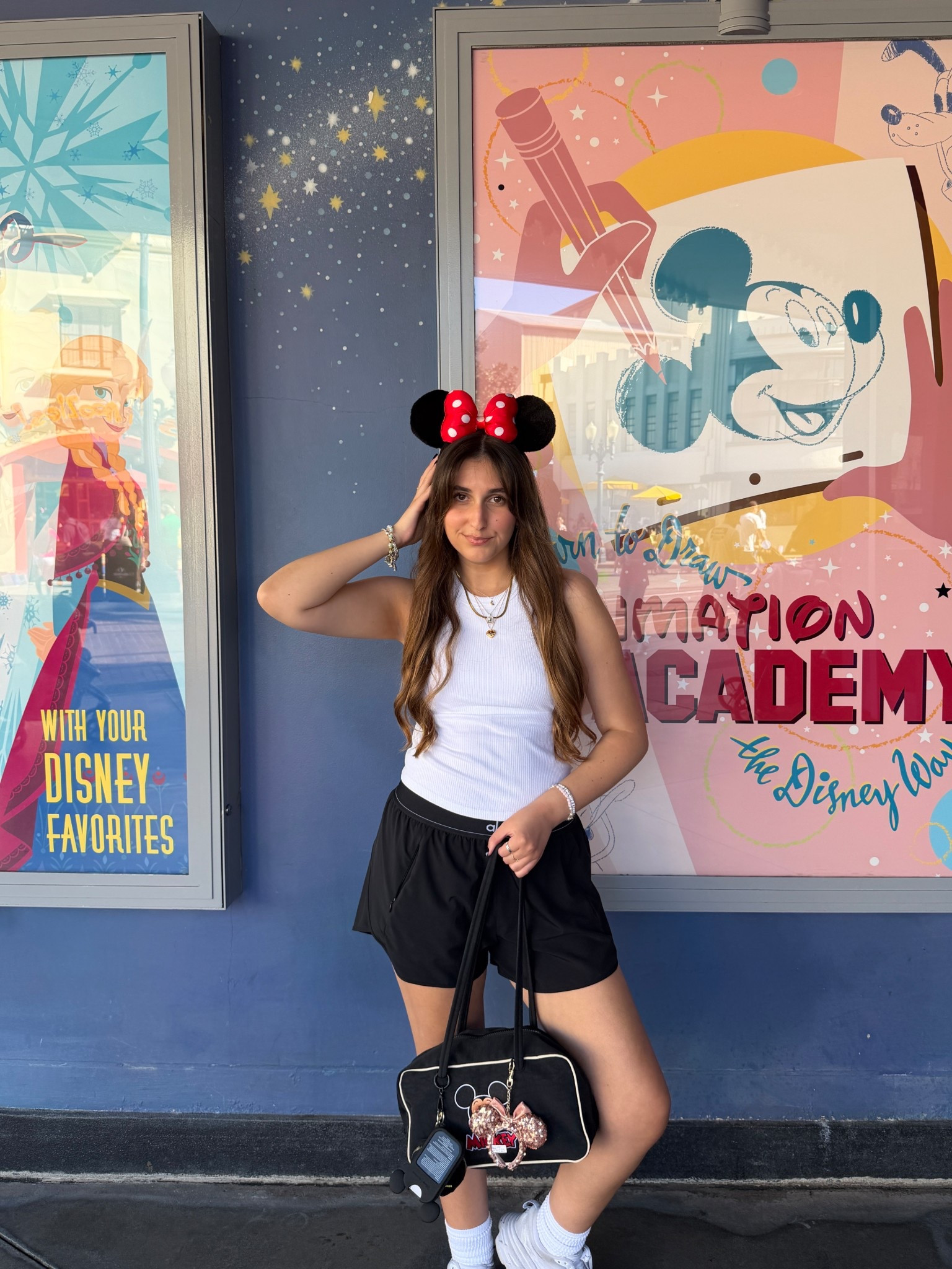 Disneyland ootd ✨

Tank top: Fabletics 
Shorts: Alo 
Purse: Baggu
Ears: Disneyland/The Disney Store 
Shoes: Hoka 

Ig: @jkyinthesky

#ootd #dailystyle #aestheticstyle #aesthetic #styleinspo #casualstyle #trendy #trendystyle #trendingstyle #disney #disneyland #disneylandoutfit #baggu #classicstyle  #disneystyle #disneyootd #disneyoutfit #disneyoutfits #disneygirl #disneystore 

#LTKActive #LTKootd #LTKdayinmylife