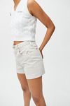 BDG Mandy High-Waisted Denim Short – Beige | Urban Outfitters (US and RoW)