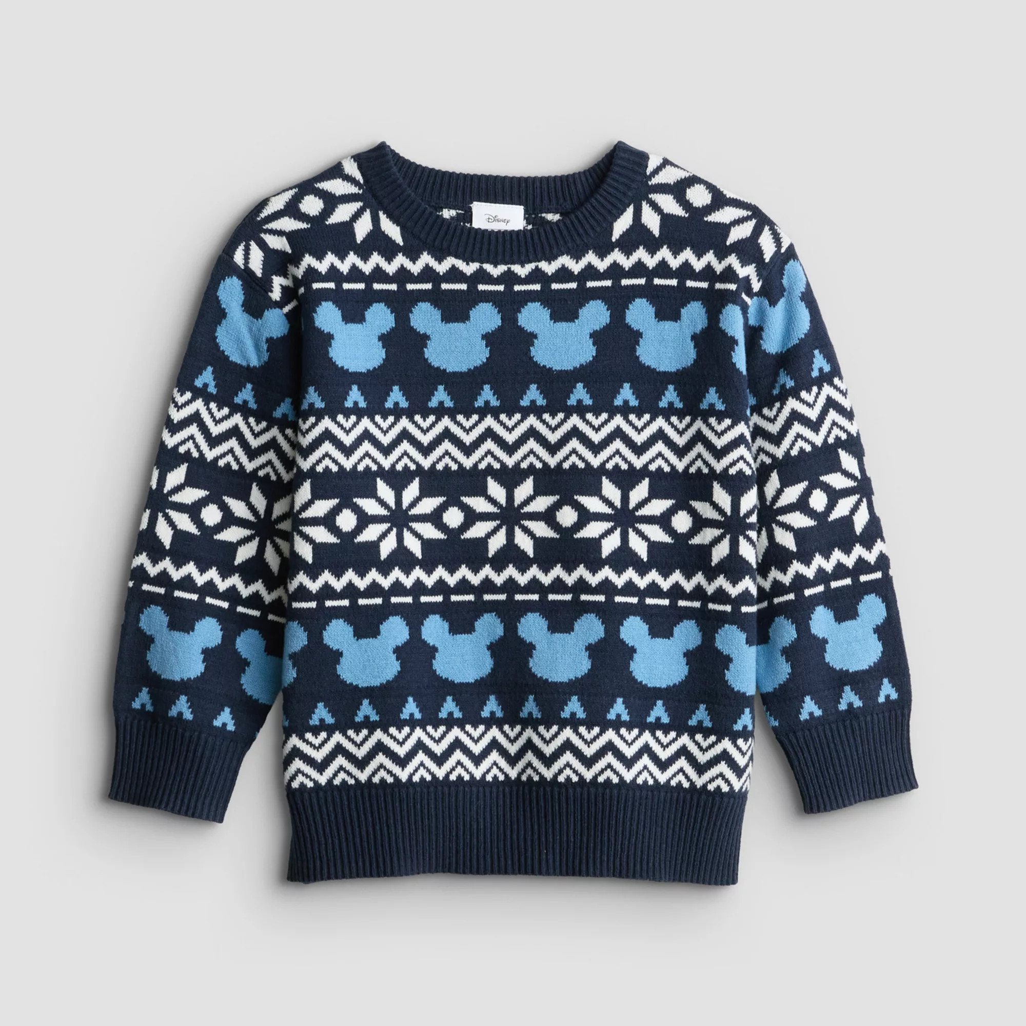 Baby & Toddler Boys Jumping Beans® Disney's Mickey Mouse Crewneck Sweater, Toddler Boy's, Size: 4T, Blue Mickey Sweater | Kohl's