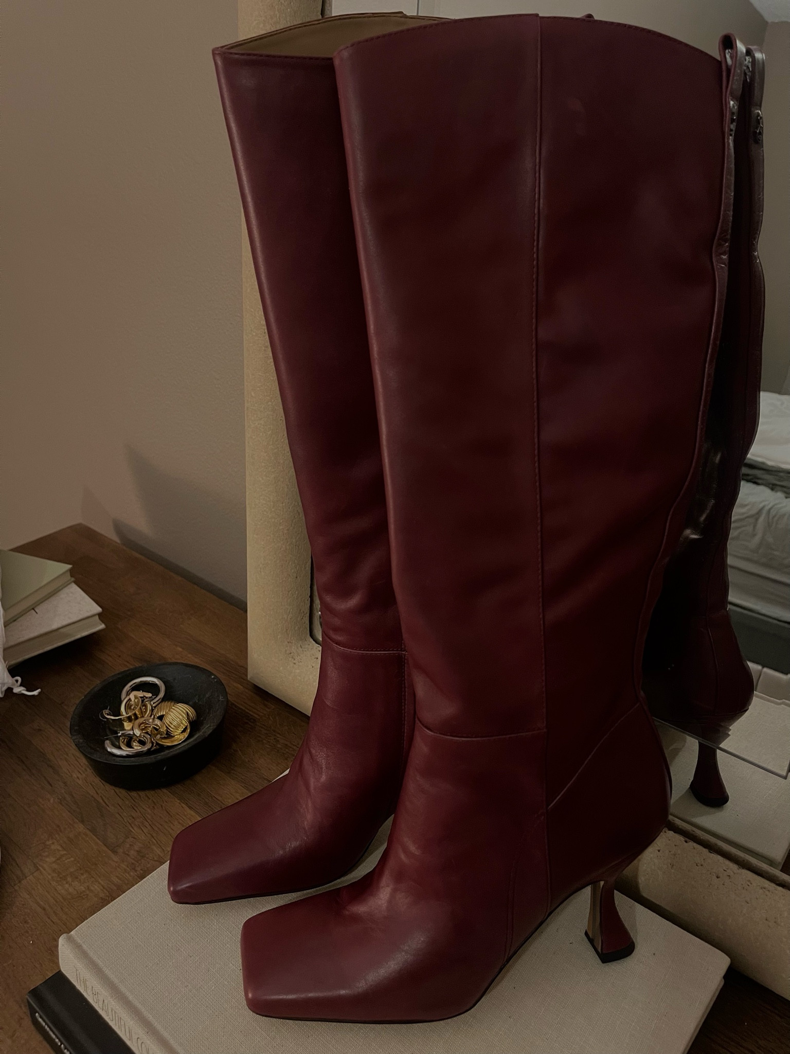 Bordeaux Leather Sam Edelman Adi knee high boots #kneehighboots 

#LTKfindsunder100 #LTKstyletip #LTKGiftGuide