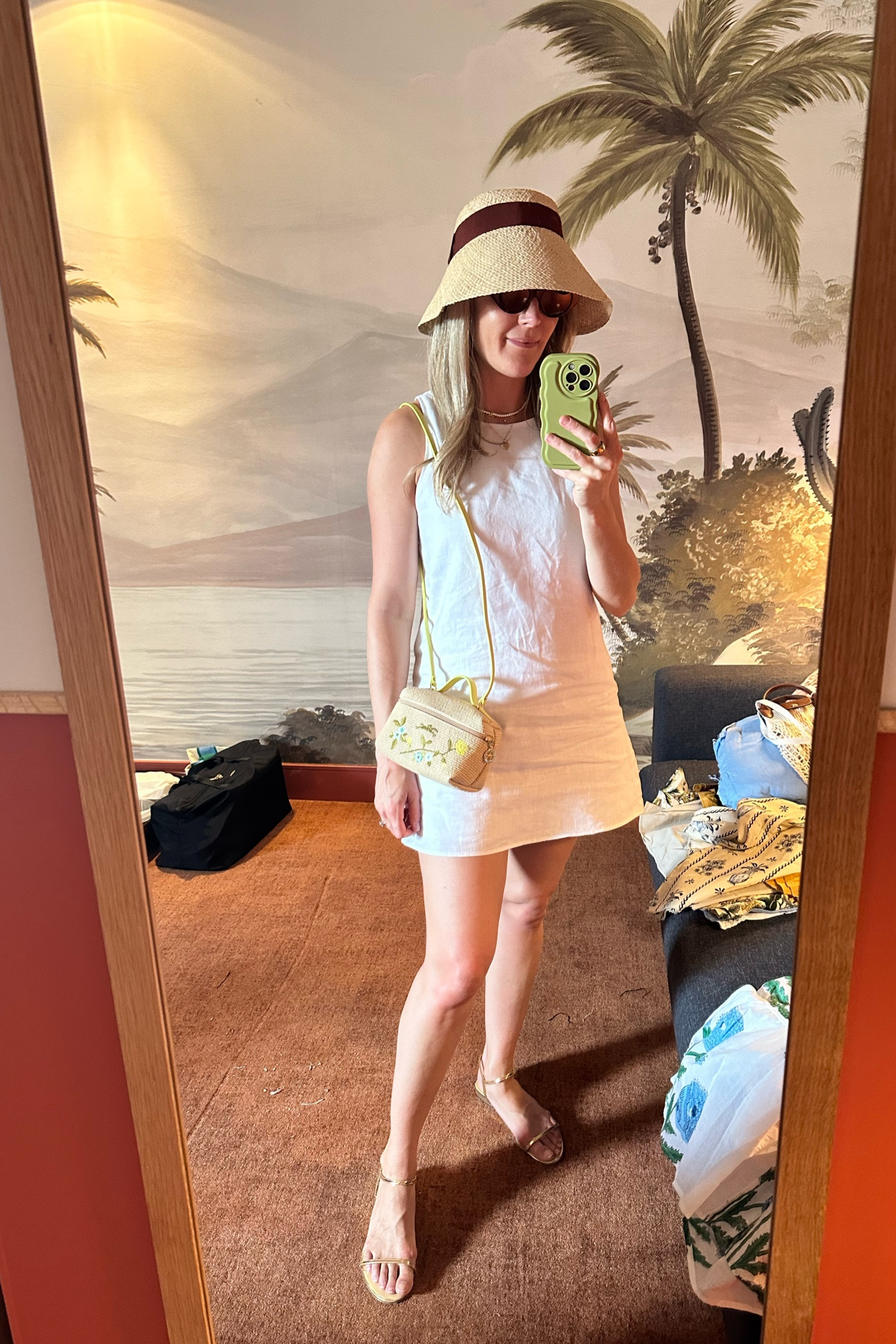 Love this little white linen dress 🤍 wearing the size 2 

#LTKitbag #LTKstyletip #LTKtravel
