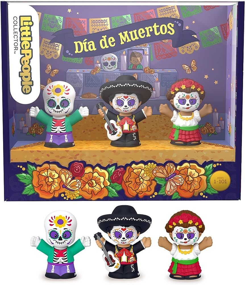 Fisher-Price Little People Collector Día de Muertos, Special Edition Set of 3 Figures in Traditi... | Amazon (US)