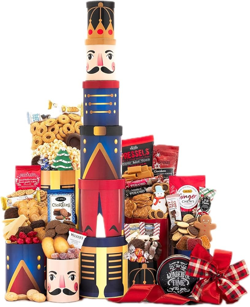 Wine Country Gift Baskets - Nutcracker Godiva Chocolate and Sweets Grand Party Gift Tower | Amazon (US)