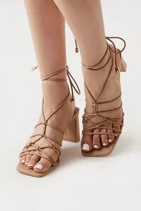 Lace-Up Block Heels | Forever 21 (US)