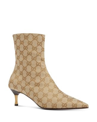 Women's Bombshell GG Canvas Ankle Boots | Bloomingdale's (AU)