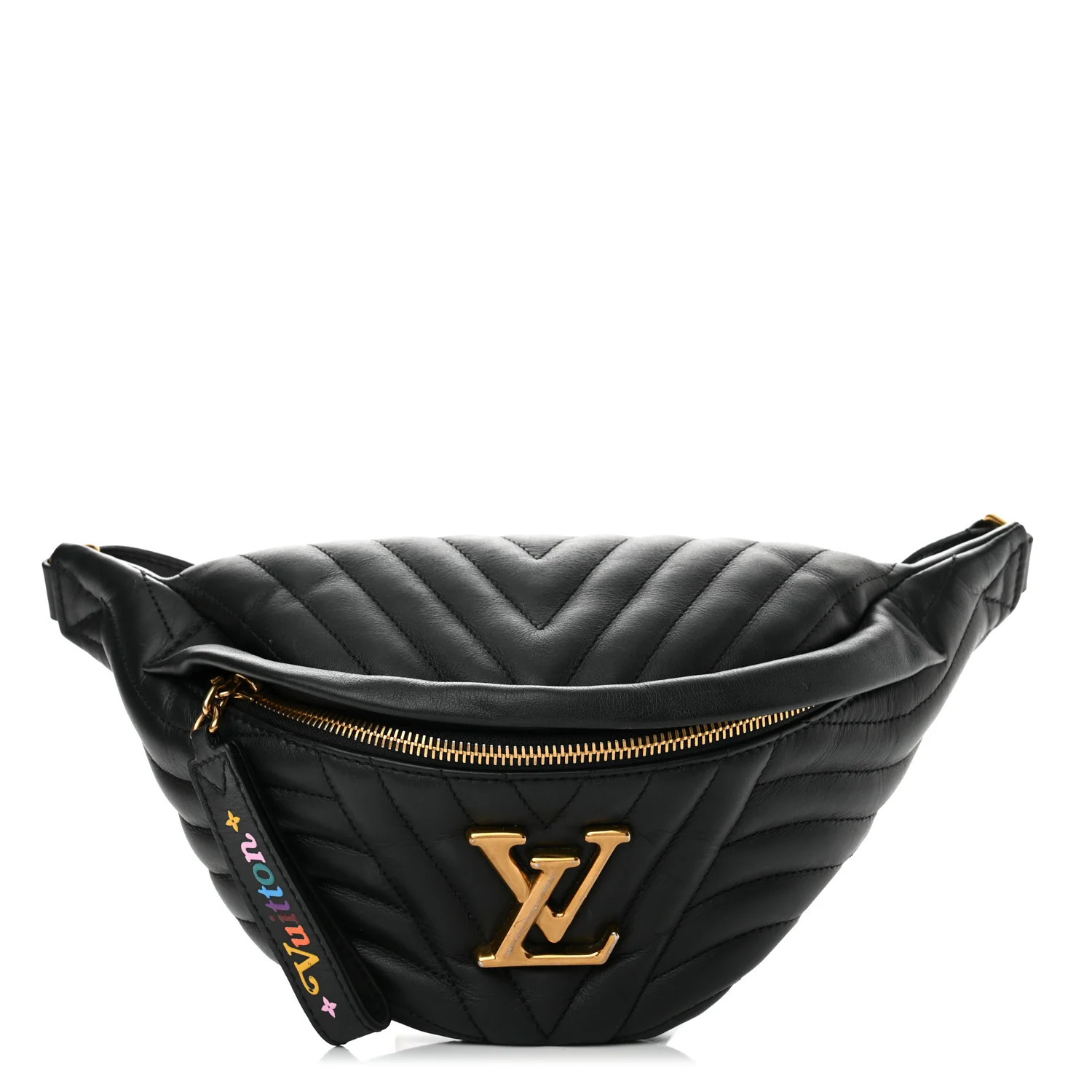 Calfskin Quilted New Wave Bumbag Black | FASHIONPHILE (US)