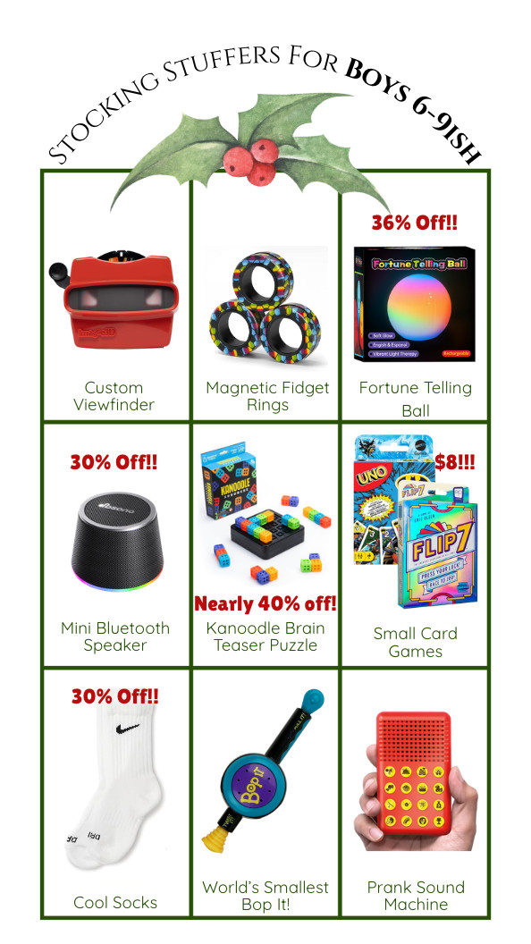 Save on stocking stuffers for the 6-9 year old boys! Plenty on options to pick from! 

 #LTKGiftGuide #LTKHoliday #LTKSaleAlert