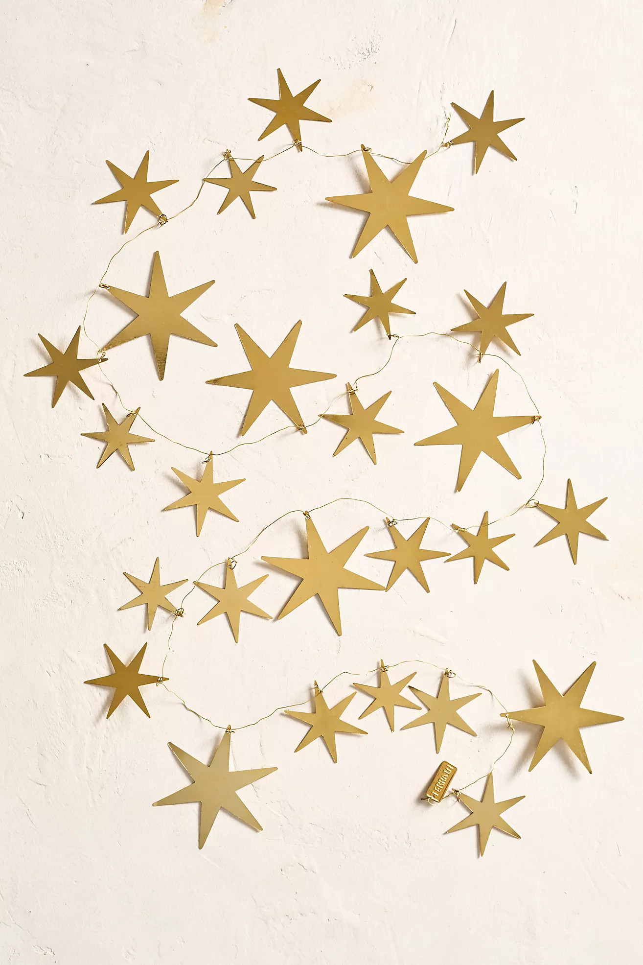 Golden Stars Garland | Anthropologie (US)