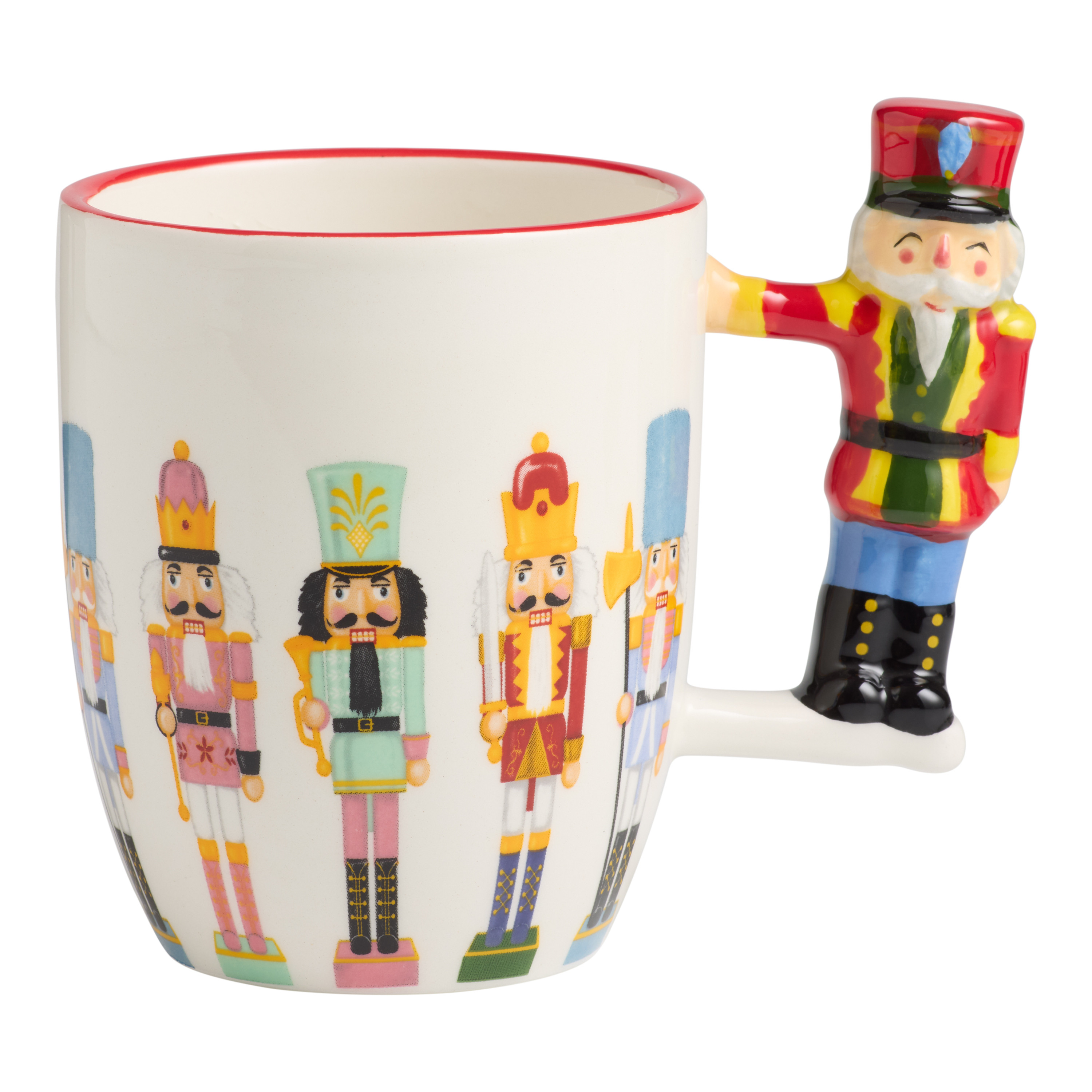 All The Trimmings Nutcracker Handle Ceramic Mug | World Market