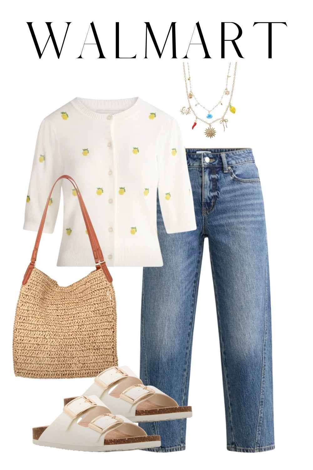 Walmart new arrivals, spring outfit, barrel jeans, short sleeve sweater, white sandals, woven straw bag

#LTKSeasonal #LTKFindsUnder50 #LTKStyleTip