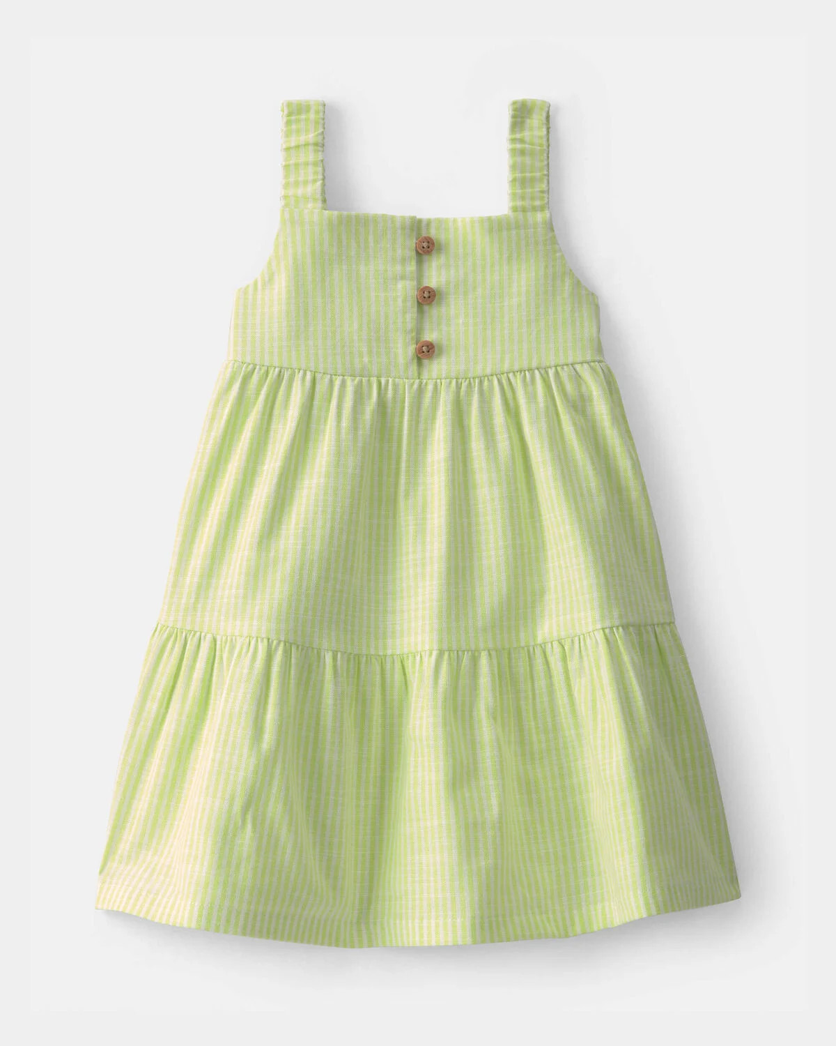 Baby Girl Tiered Dress - Green | Carter's | Carter's Inc
