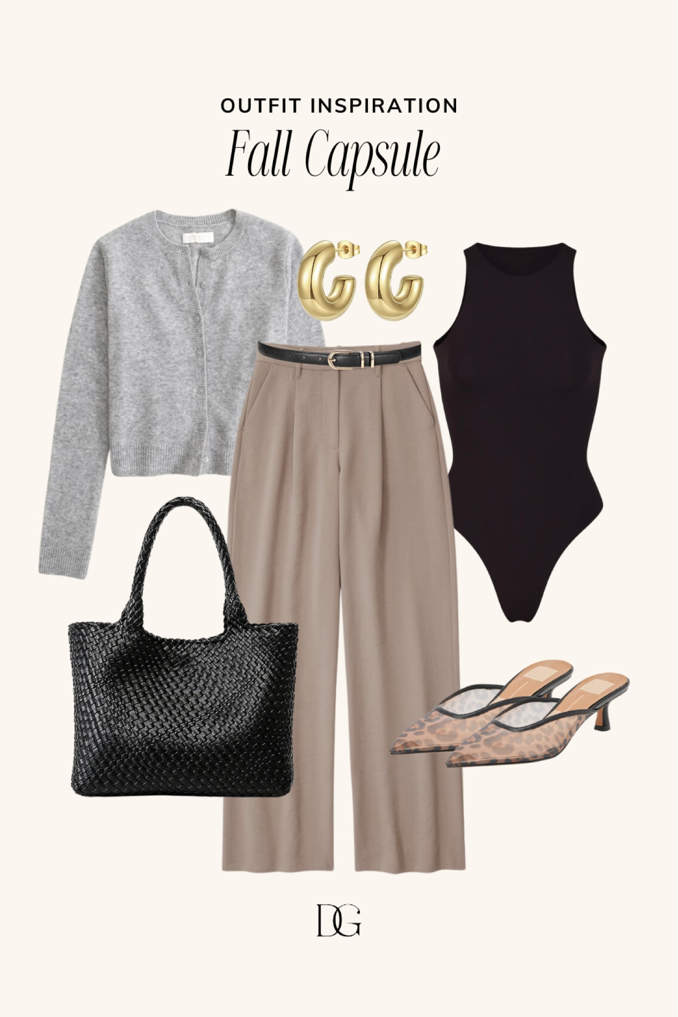 Fall Capsule Wardrobe | fall outfit, fall outfits, fall style, fall fashion, fall 2024, fall outfits 2024, fall look, fall outfit inspo, fall outfit inspiration, fall wardrobe essentials,  fall wardrobe essential, knit cardigan, cardigans, fall wardrobe basics, fall basic, fall basics, fall essential, fall essentials, fall closet basic, fall closet basics, fall closet essential, fall closet essentials, fall must have, fall must haves, bodysuit, bodysuits, fall bottoms, staple pant, staple pants, fall pant, fall pants, tailored pant, tailored pants, high rise pants, leopard print, leopard print heels, low heel, low heels, elevated outfit, woven tote, woven tote bag, tote bags, totes


#LTKSeasonal #LTKShoeCrush #LTKStyleTip