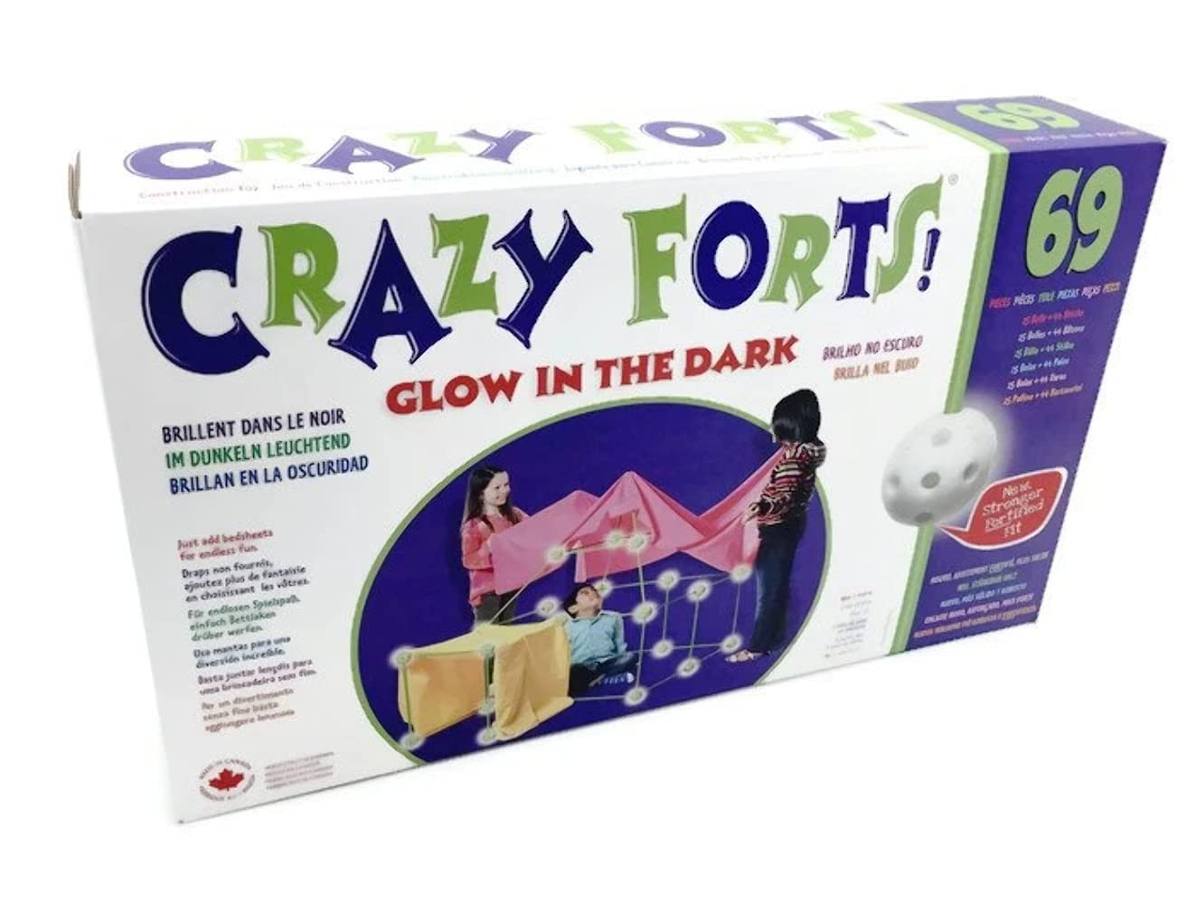 Everest Toys Crazy Forts, Glow in the Dark, 69 pieces | Amazon (US)