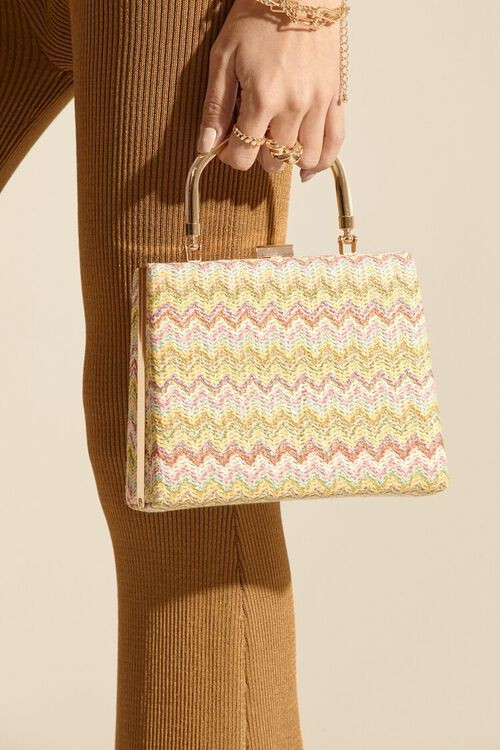 Chevron Basketwoven Clutch | Forever 21 | Forever 21 (US)