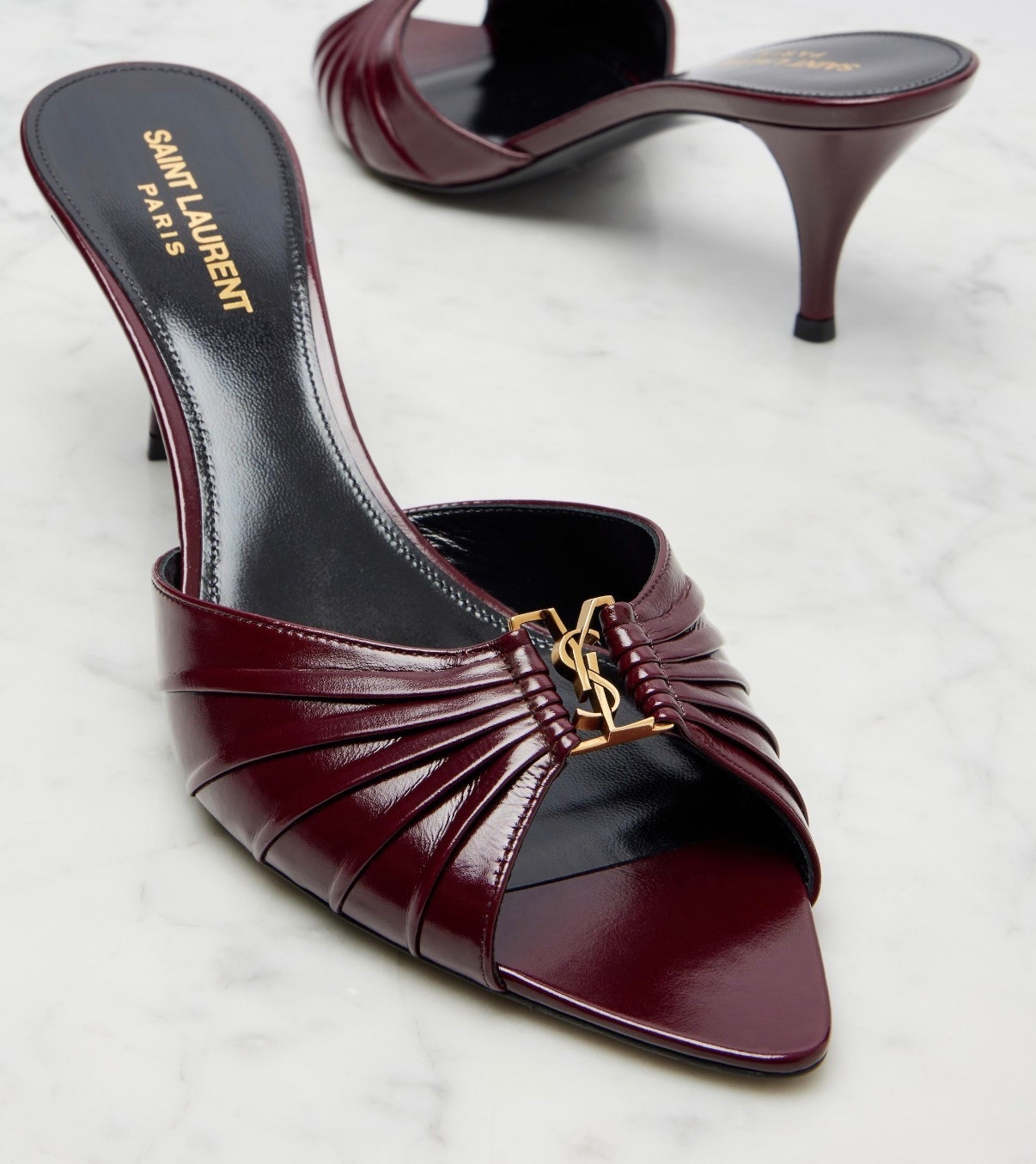 SAINT LAURENT
Babylone Cassandre 60 leather mules

#LTKpartywear #LTKshoes #LTKdatenight