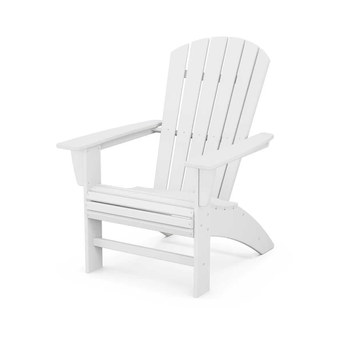 POLYWOOD Nautical Curveback Adirondack Chair | Wayfair North America