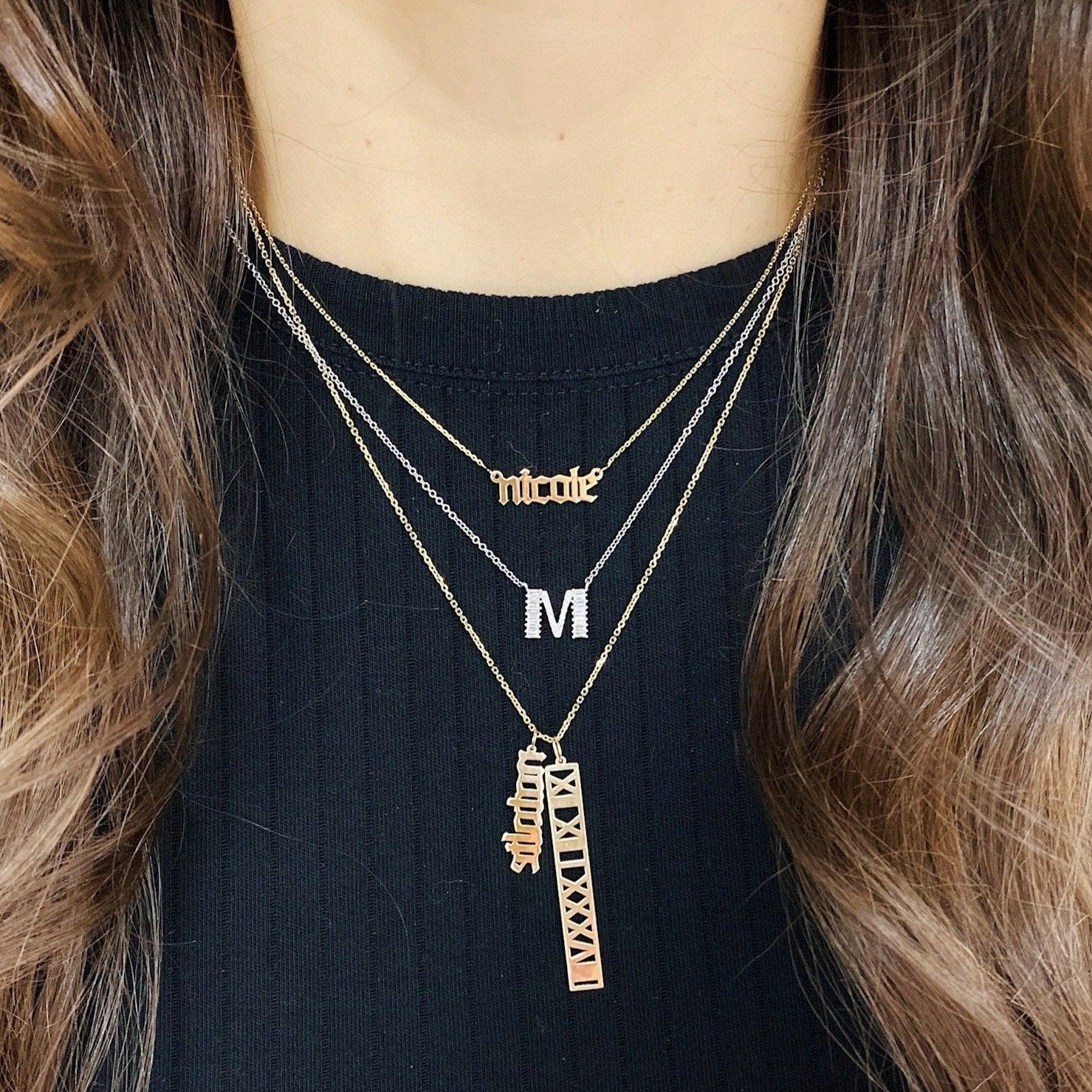 Personalized Roman Numeral Necklace | Ring Concierge