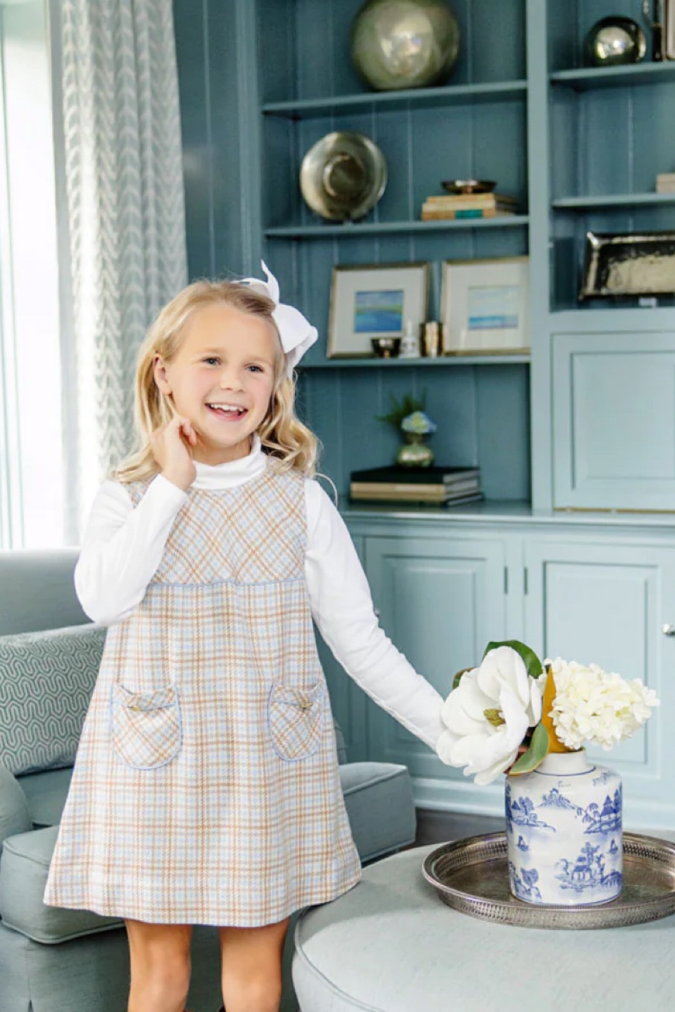 Fall favorites! How precious is this little dress! 