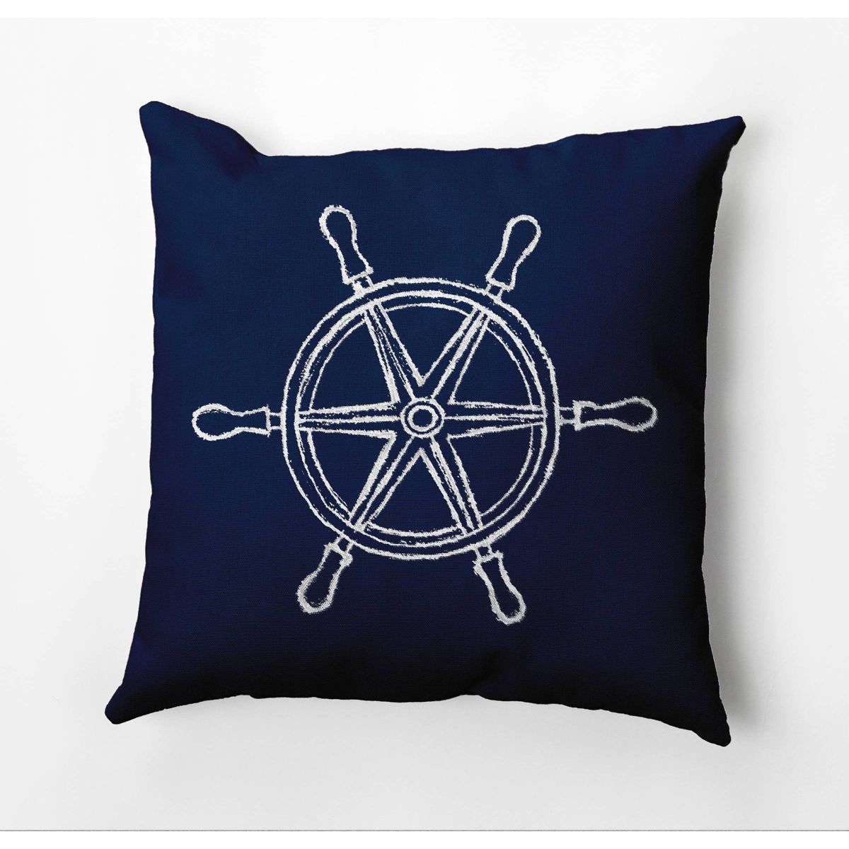 16"x16" Ship Wheel Nautical Square Throw Pillow - e by design | Target