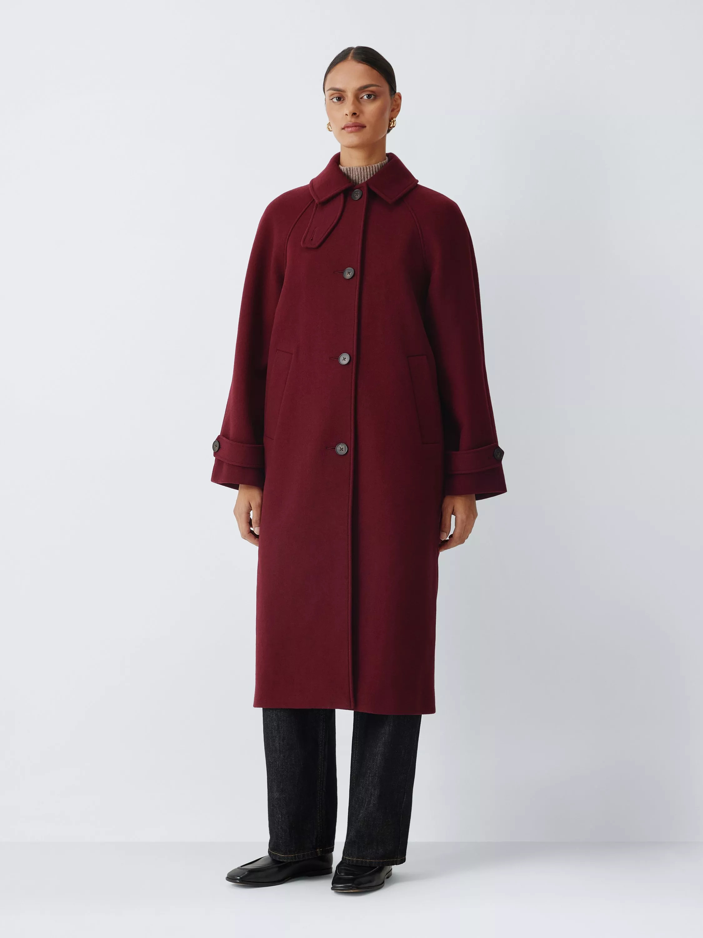 John Lewis Wool Blend Car Coat | John Lewis (UK)