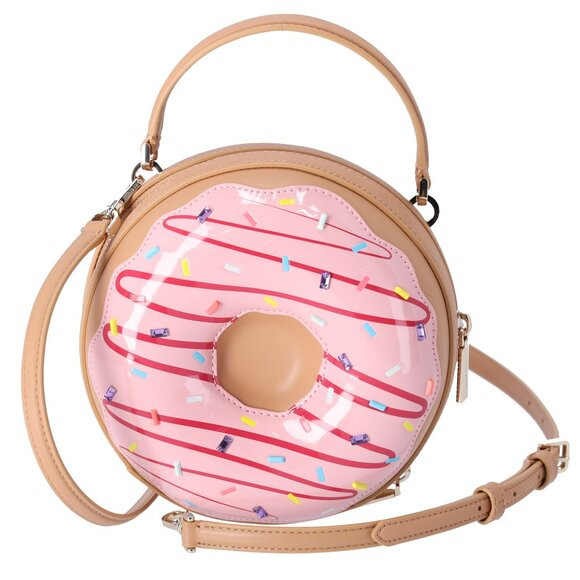 Kate Spade Coffee Break 3D Pink Donut Crossbody Bag Purse Novelty Handbag | Poshmark