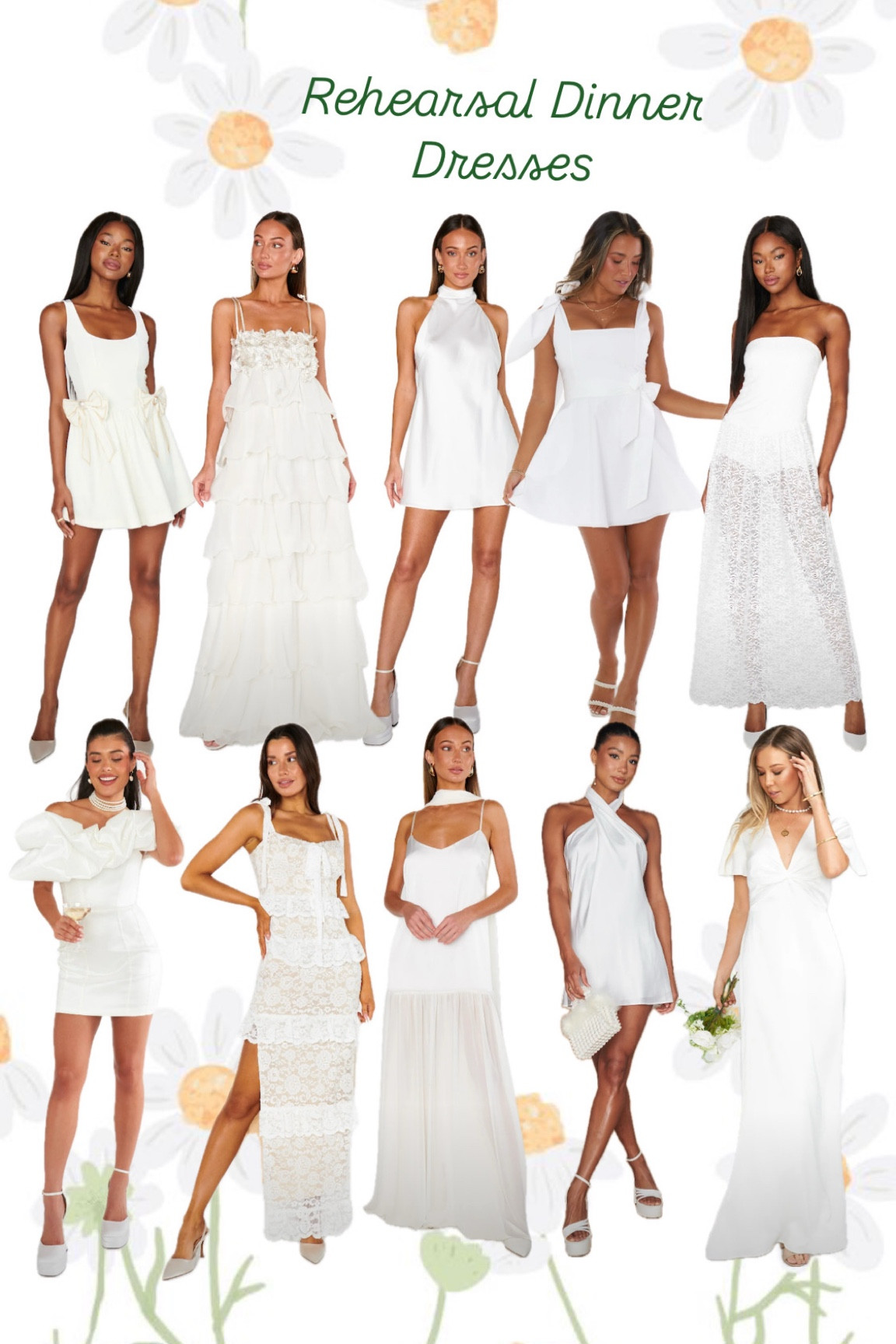 REHEARSAL DINNER 💍 Bridal shower, bridal shower dress, bridal shower dresses, bridal shower inspo, bridal shower inspiration, bridal wardrobe, white dress, white dresses, engagement pictures, formal white dress, formal white dresses, bride, bride to be, 2025 bride, 2025 brides, engagement look, engagement looks, wedding dress, wedding dresses, engagement party, bridesmaid luncheon, bachelorette, rehearsal dinner, reception, after party, 

#LTKWedding