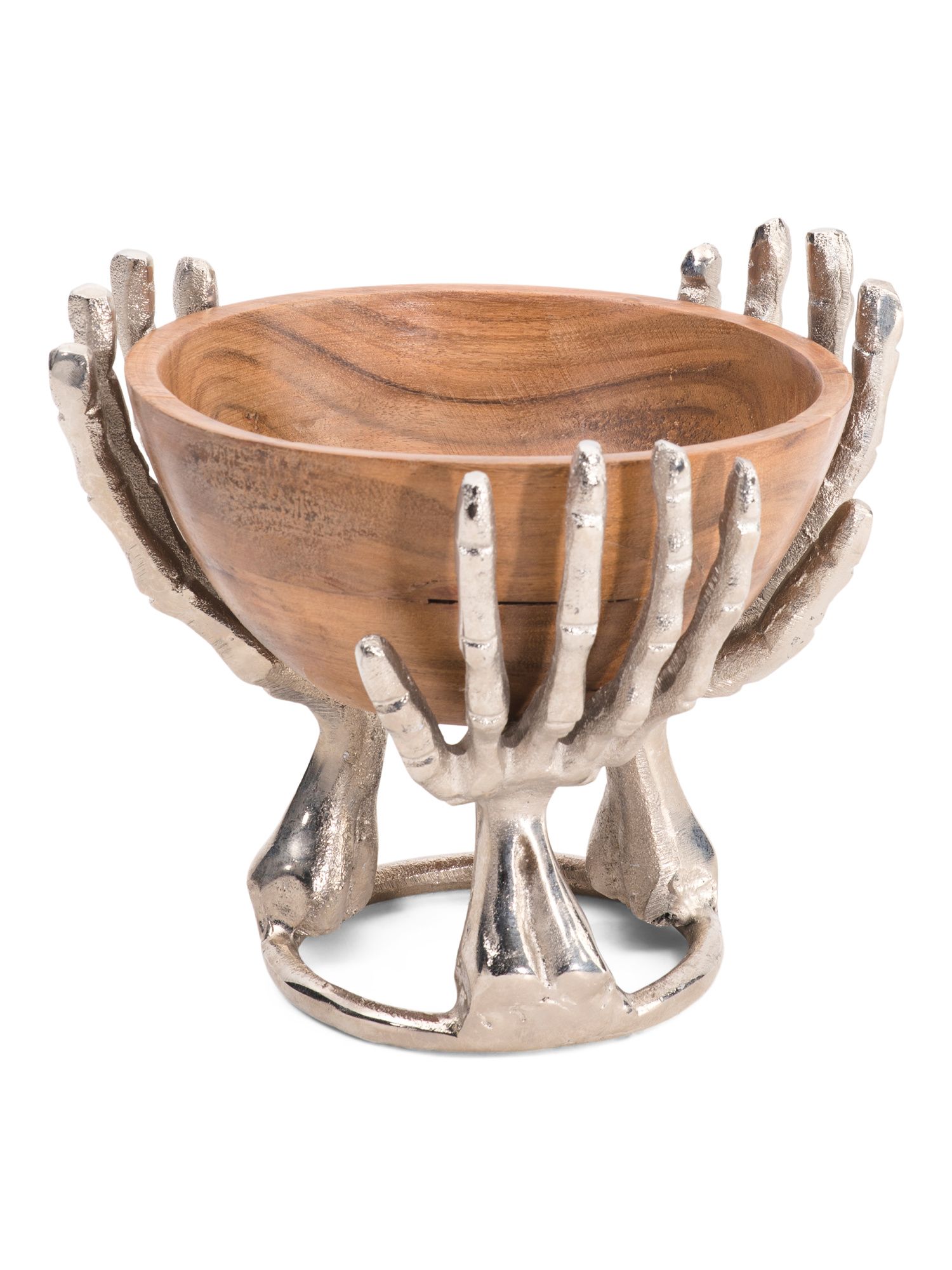 8in Skeleton Hands Candy Bowl | TJ Maxx