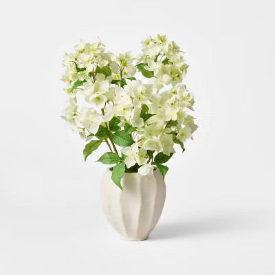 Hydrangea Arrangement Cream - Threshold™ designed with Studio McGee | Target