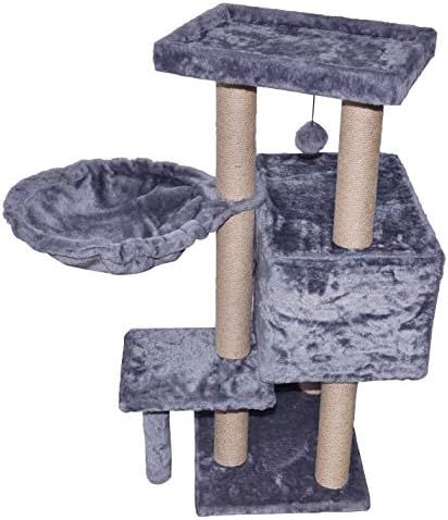 WIKI 002G Cat Tree has Scratching Toy with a Ball Activity Centre Cat Tower Furniture Jute-Covered S | Amazon (US)