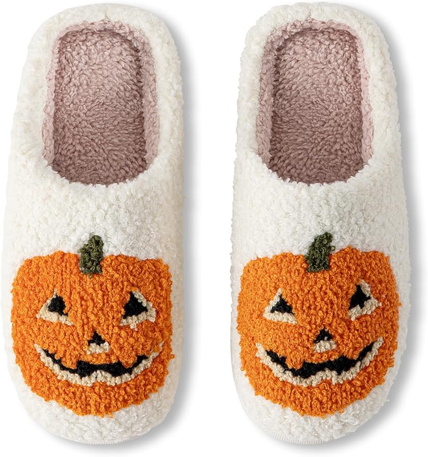 Christmas Slippers For Women Soft Warm Plush Fuzzy Slippers Indoor Memory Foam Slippers Cozy Fluf... | Amazon (US)