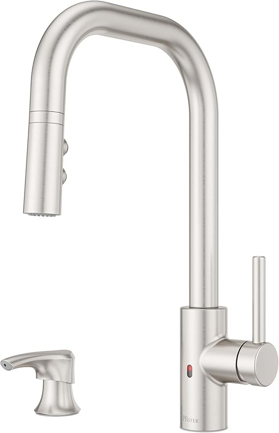 Pfister Zanna Touchless Kitchen Faucet with Pull Down Sprayer and Soap Dispenser, Single Handle, ... | Amazon (US)