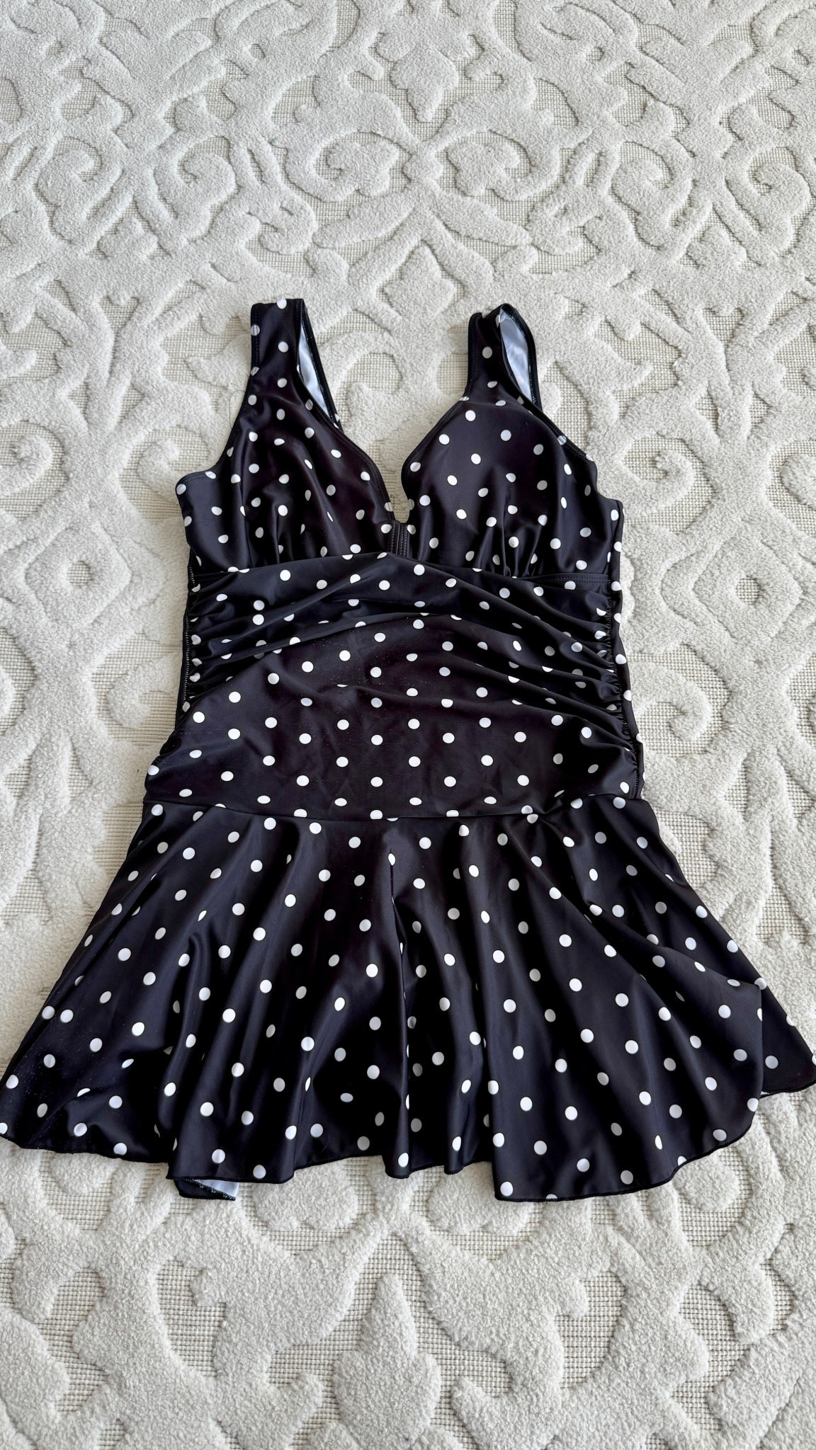 Black white polka dots swimsuit swim dress, full coverage, moms over 30, plus size mid size, cute swim dress

#MidsizeStyle #PlusSizeSwimwear #TallGirlStyle #SwimwearThatFits #FullCoverageFashion #MomFashion #SwimsuitSeason #AffordableFashion #BodyPositiveStyle #SparklingInStyle
#RealBodyStyle

tankini swimsuits for women, swimsuits for older women, modest swimsuits for women, swimsuits for women, swim dress, cute tankinis, swimsuit dress, cute swimsuits, cute bathing suits, swimsuits outfits, plus size swimsuit, one piece swimsuit, modest swimsuit

#LTKMidsize #LTKPlusSize #LTKFindsUnder50