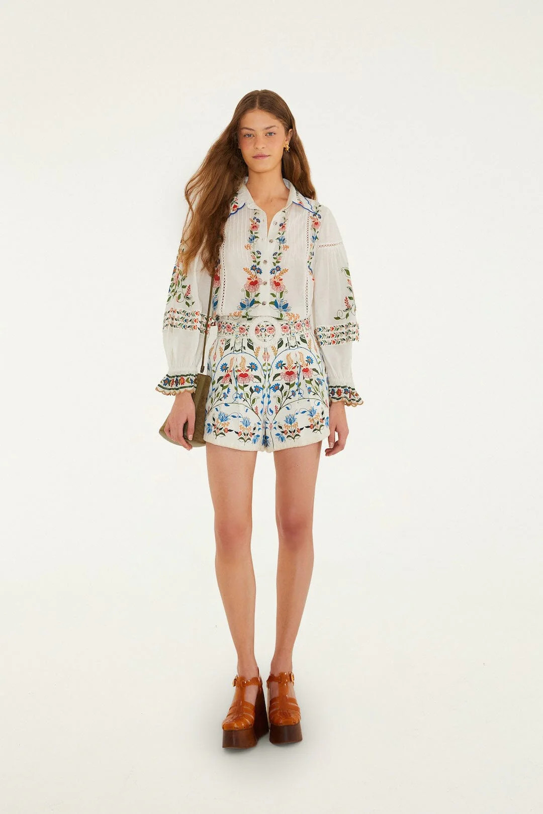 Fraga Print Shorts | FARM Rio | FarmRio (US)