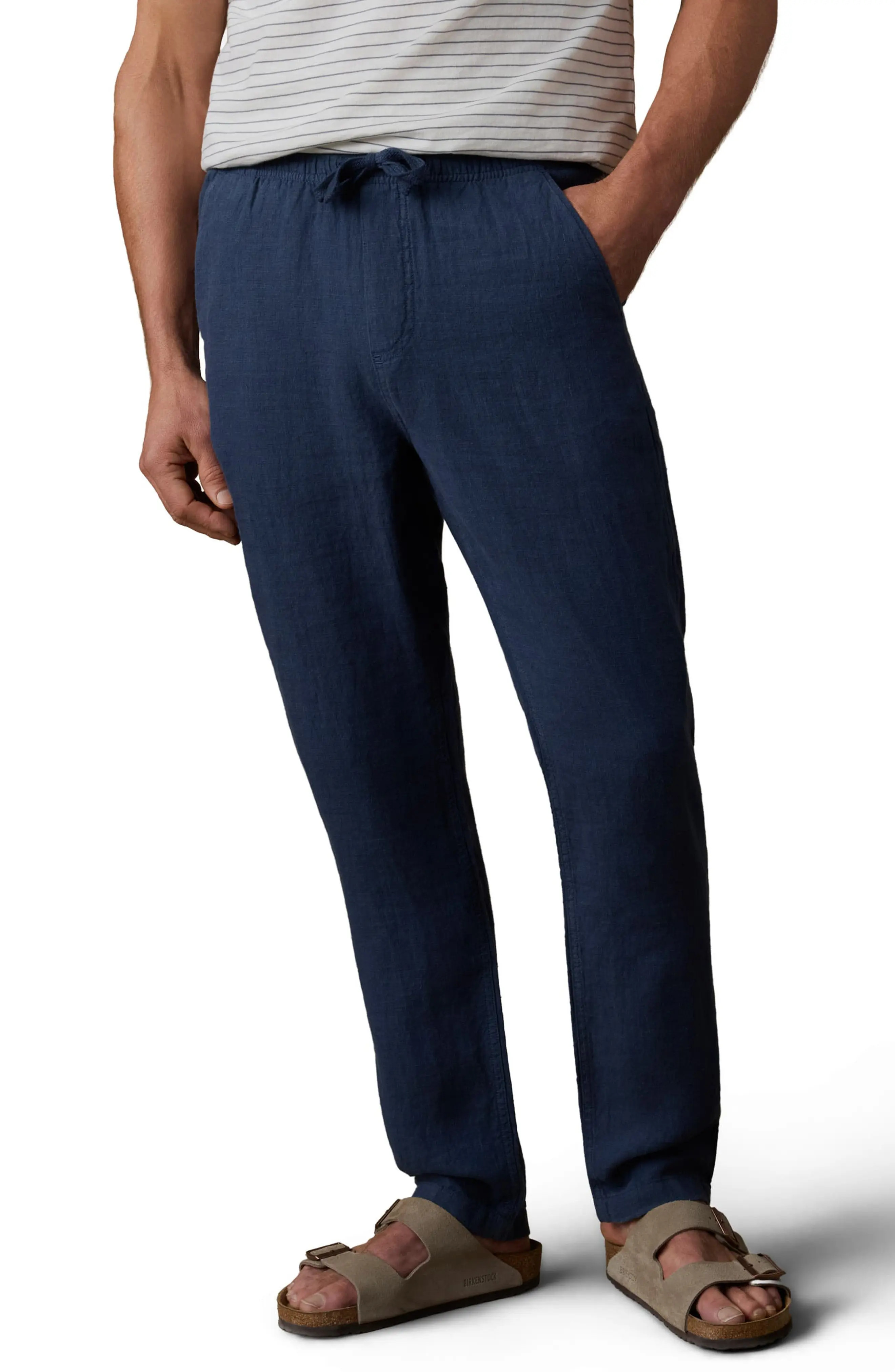 Faherty Linen Drawstring Pants (Men) | Nordstrom | Nordstrom