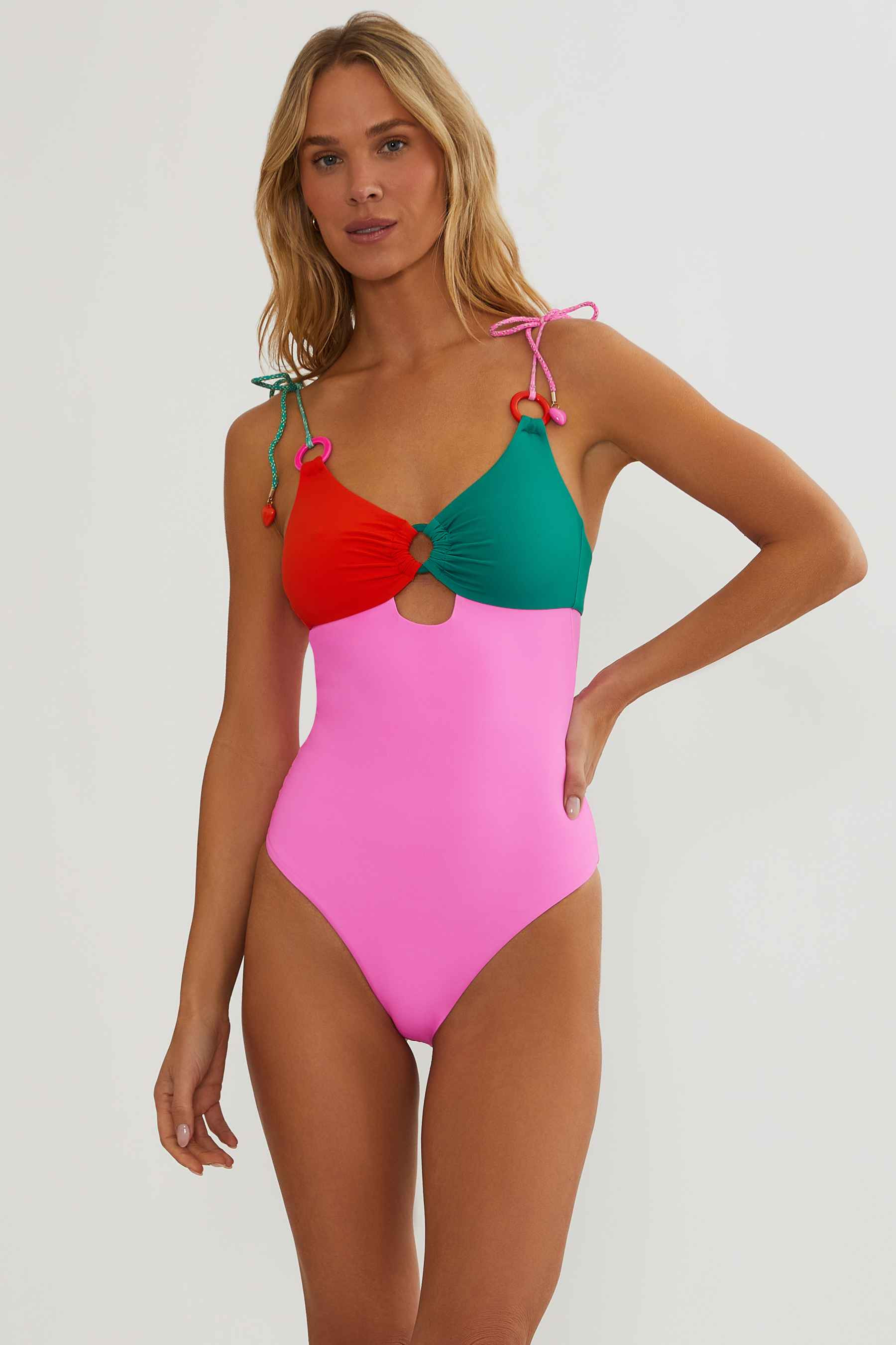 Belen One Piece Cabo Colorblock | Colorblock One Piece Swimsuit | Beach Riot | Beach Riot