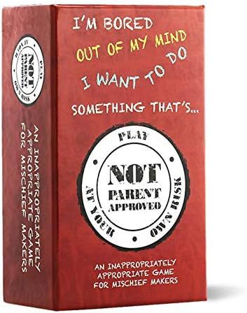 Not Parent Approved: A Fun Card Game and Gift for Kids 8-12, Tweens, Teens, Families and Mischief Ma | Amazon (US)