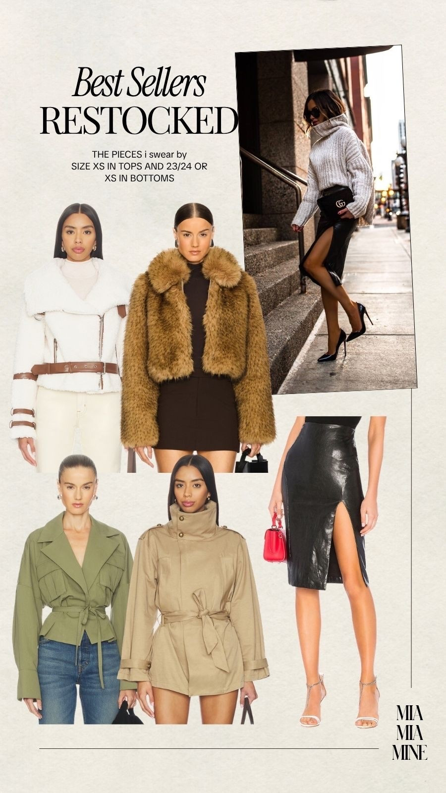 Last fall’s best sellers back in stock 
Most are on sale and will go fast
Tularosa shearling moto jacket
L’academie faux fur coat
Lovers & friends jacket 
Superdown faux leather skirt

#LTKSaleAlert #LTKOver40 #LTKSeasonal