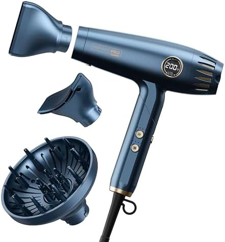 Infiniti PRO by CONAIR DigitalAIRE 2.0 Hair Dryer, 1875W Frizz-Reducing Ionic Hair Blow Dryer wit... | Amazon (US)