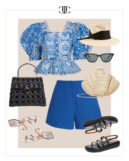Next stop….Portugal! Known for its glimmering coastline, food, wine and rich history this country is a dream to visit. 

Block heels, sunglasses, sun hat, crossbody bag, rattan clutch, summer outfit, spring outfit, travel outfit, blouse, tweed shorts 

#LTKstyletip #LTKover40 #LTKtravel