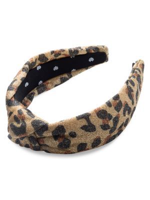 Knotted Leopard Headband | Saks Fifth Avenue