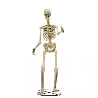 Home Accents Holiday 12 ft. Servo Skelly 24SV24665 - The Home Depot | The Home Depot