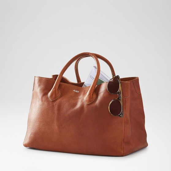 Elisabetta Slouch Leather Handbag | Mark and Graham