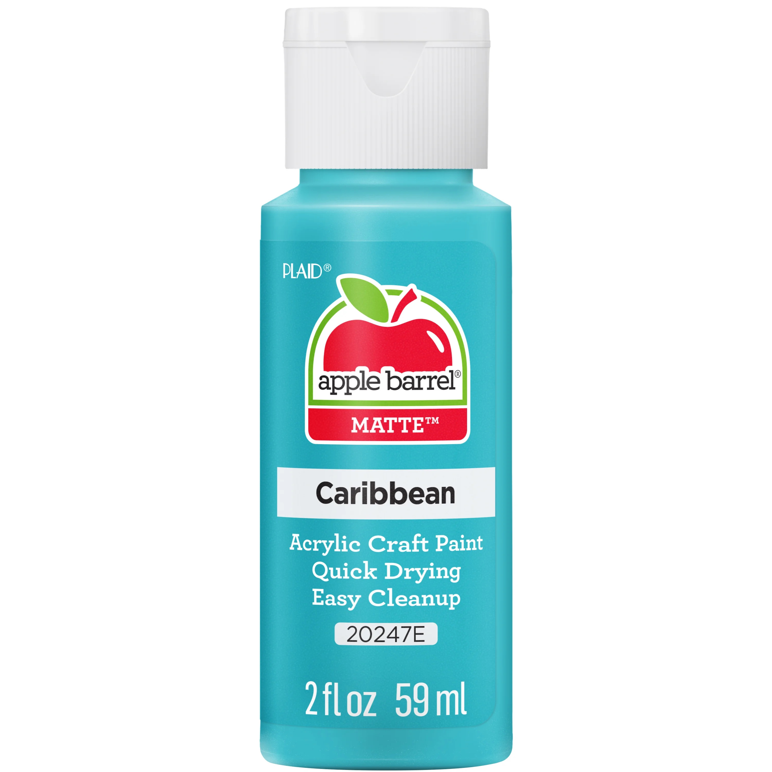 Apple Barrel 20247EX Acrylic Craft Paint, Matte Finish, Caribbean, 2 fl oz | Walmart (US)