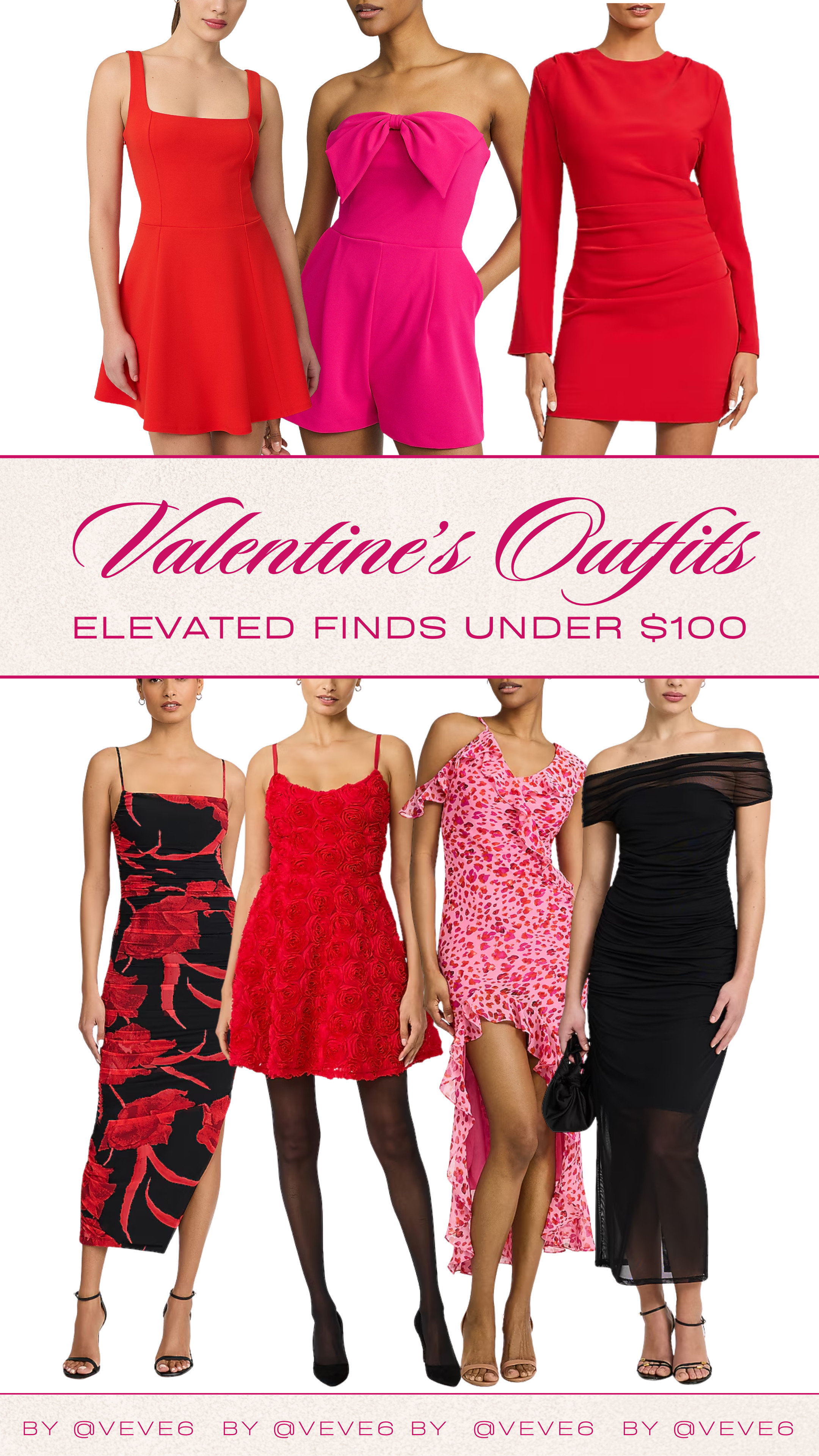 Valentine’s Outfits women -Obsessed with these Valentine’s outfits under $100 — red dresses, pink statement pieces, and classic silhouettes that look way more expensive. Perfect women’s Valentine date night outfits without breaking the budget.❤️ 

 

#LTKValentine #LTKSeasonal #LTKootd
