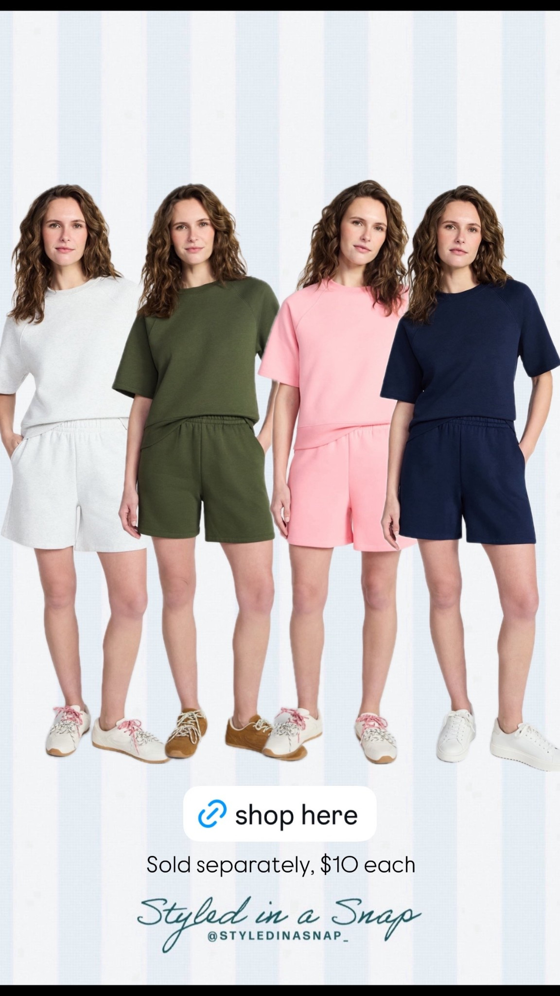 Obsessed with this new two-piece lounge set from Walmart! Super cozy, stick to your true size! Sold separately, each $11 ￼

#LTKSeasonal #LTKOver40