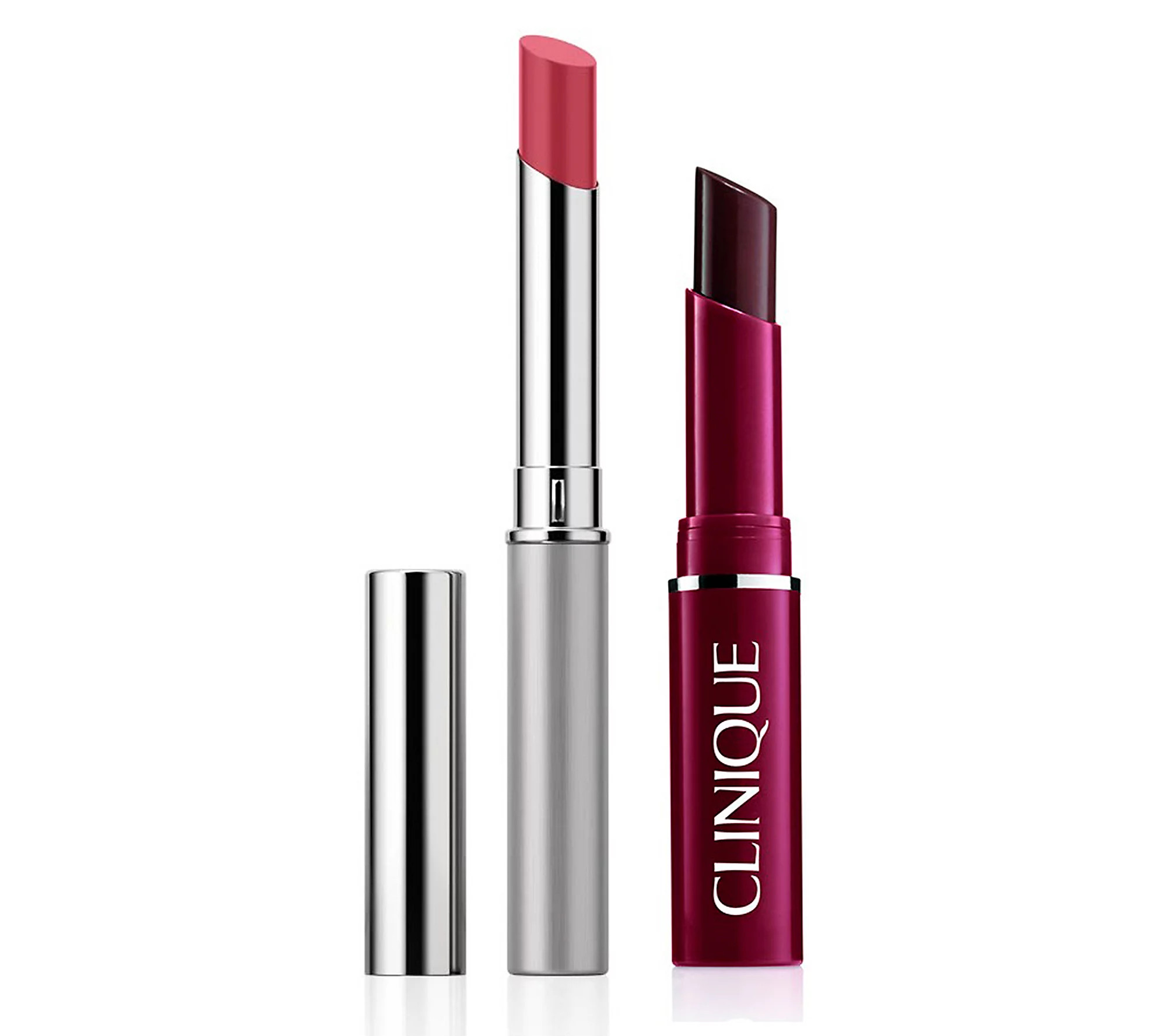 Clinique Almost Lipstick Pink Honey & Black Hon y Duo | QVC